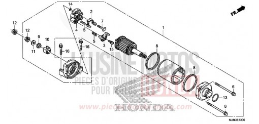 STARTING MOTOR VFR800FH de 2017